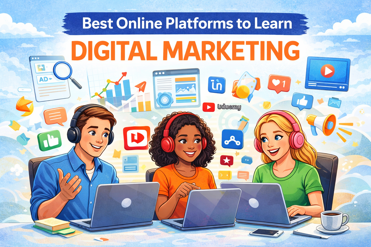 Best Online Platforms to Learn Digital Marketing