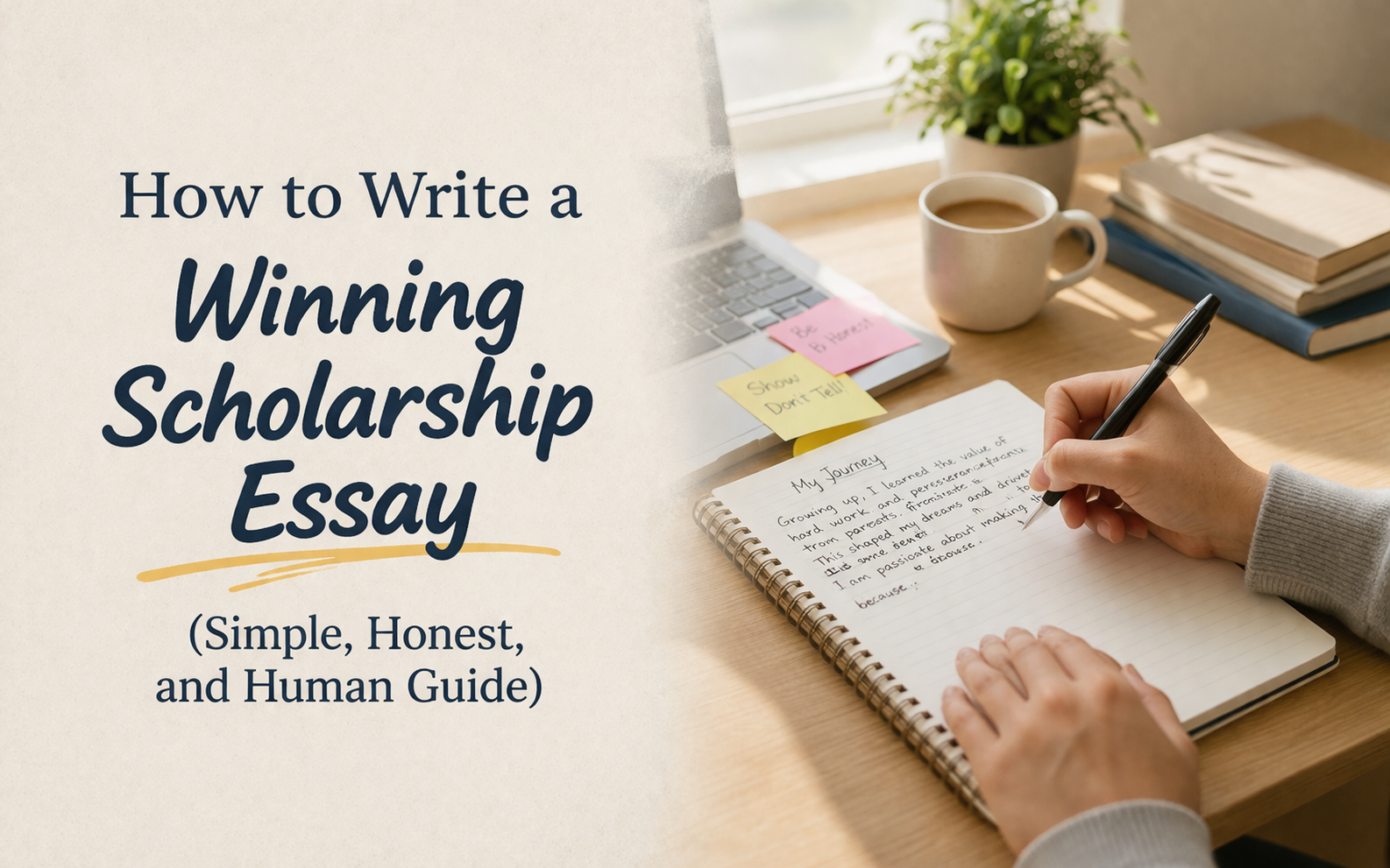 How to Write a Winning Scholarship Essay (Simple, Honest, and Human Guide)